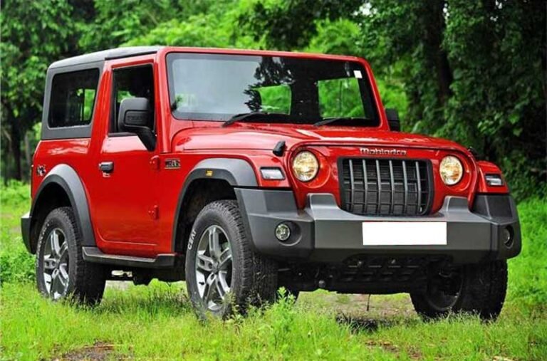 Mahindra-Thar-front-static